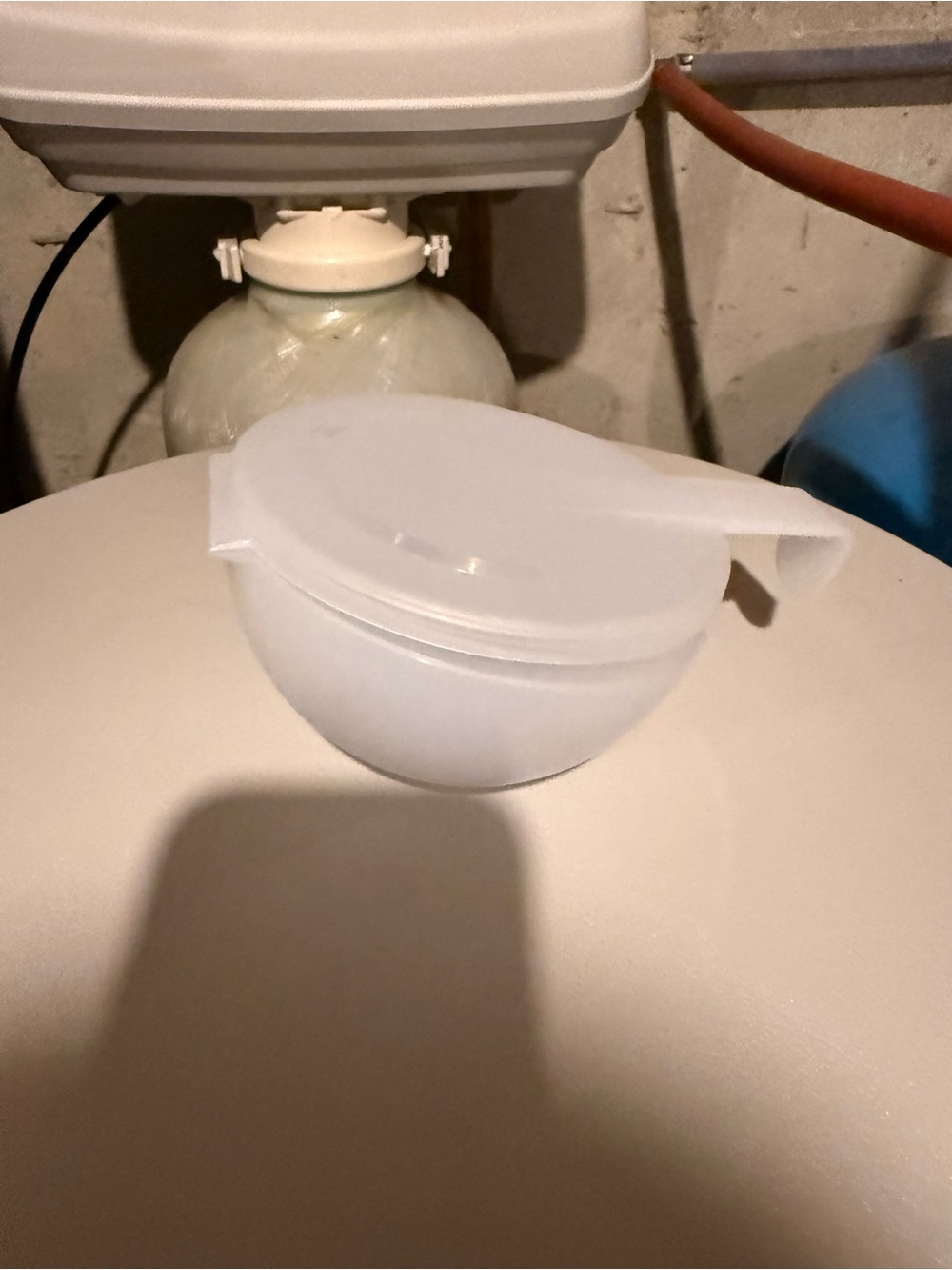 White Plastic Pouring Spout Lid - Universal Kitchen Accessory